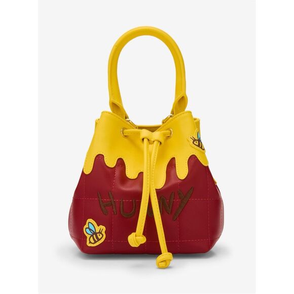 Loungefly Disney Winnie the Pooh Honey Drip Bucket Crossbody Bag - Picture 2 of 5
